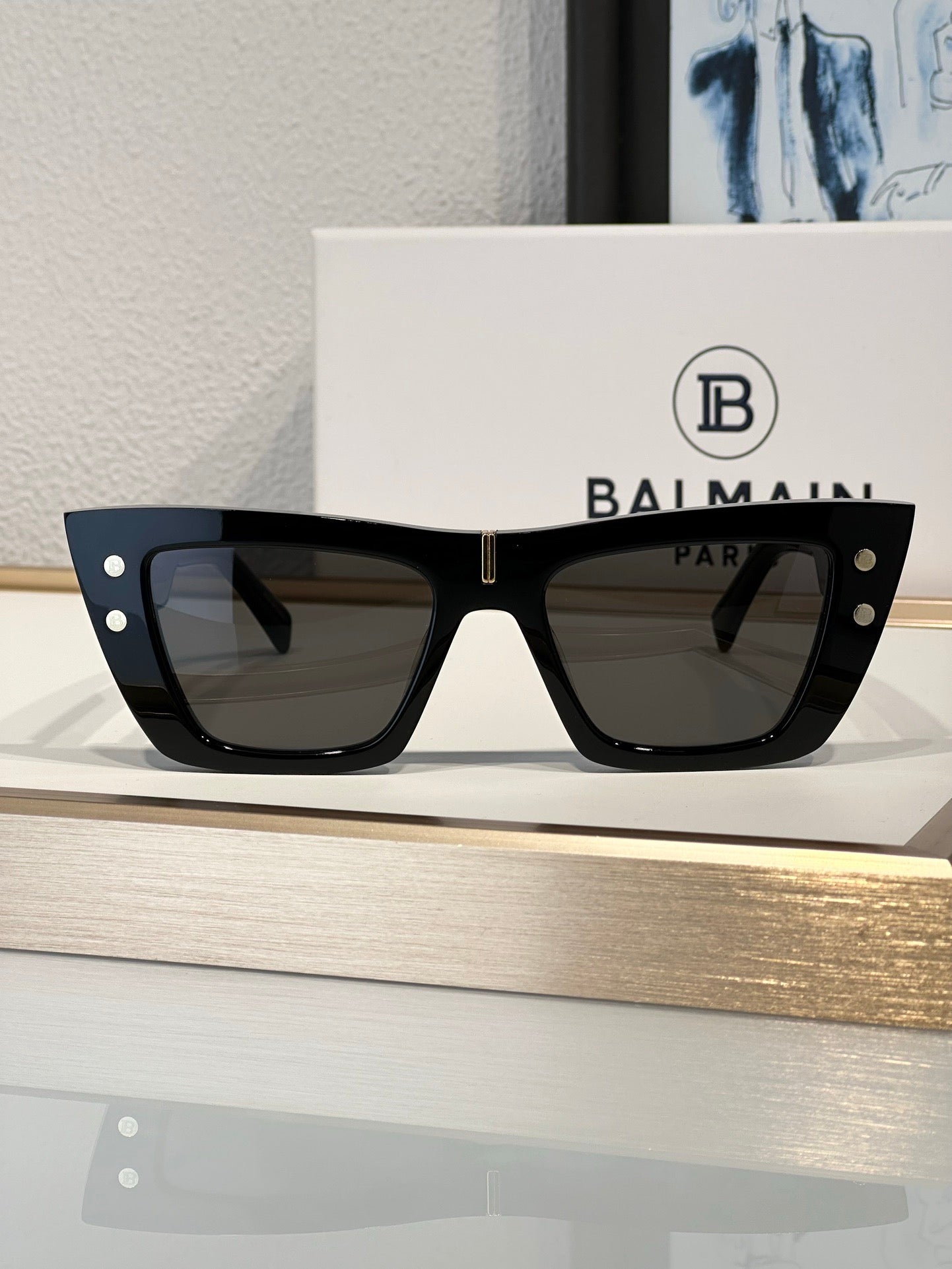 Balmain B-Eye BPS-156A-54 Unisex Sunglasses  ✨