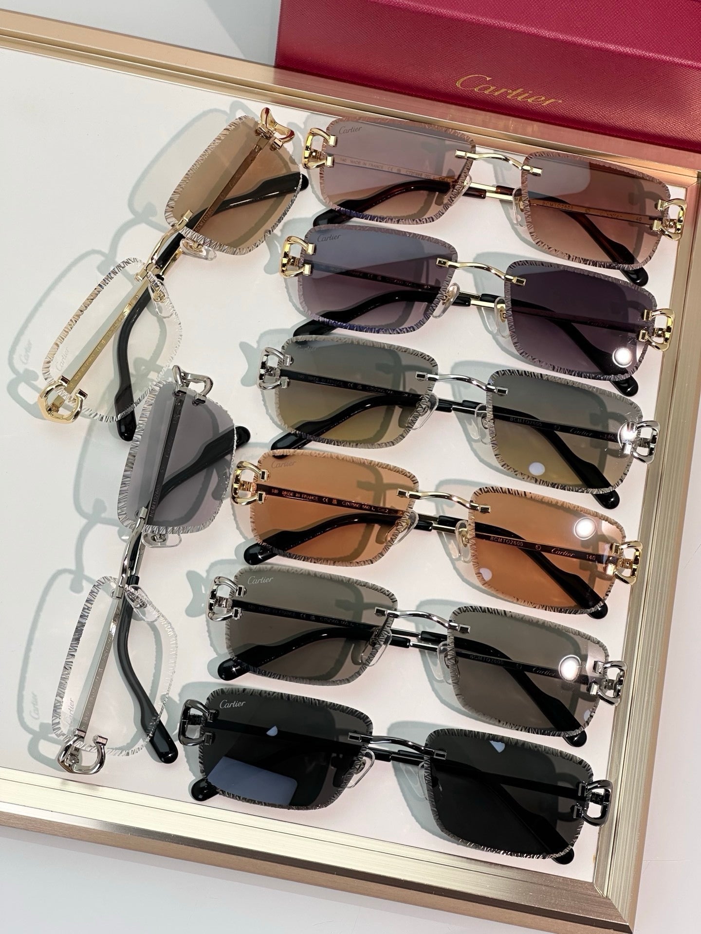 -  Cartier CLASSIC C DE CARTIER MOTIF CT0799 Sunglasses-Photochromic Glasses 🐆 - onlinechics.com