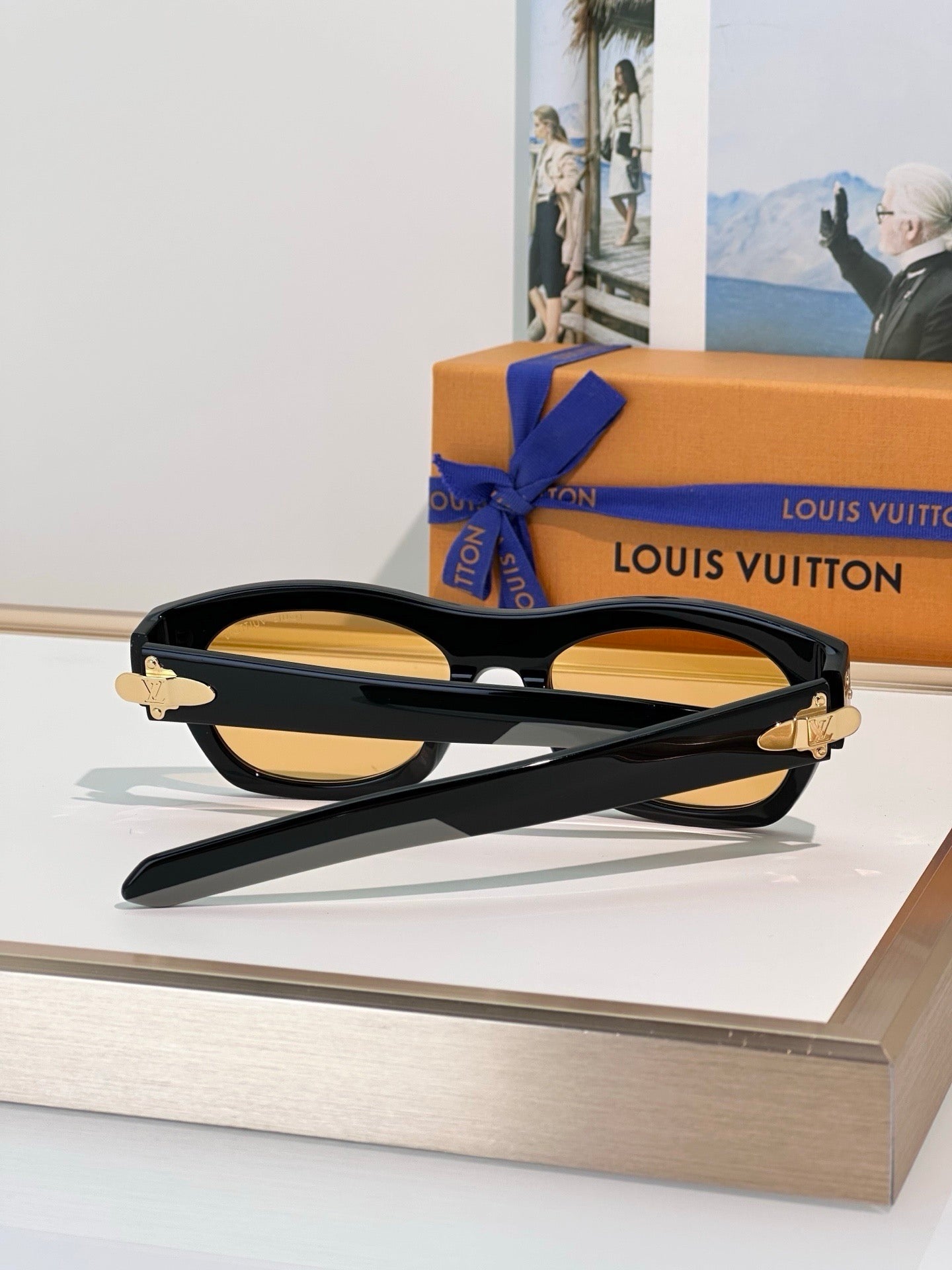 Louis Vuitton Z3048U LV Frog Round Square Sunglasses  ✨ - onlinechics.com
