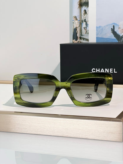 CHANEL 9183 EXCLUSIVE  RECTANGLE SUNGLASSES - Chanel Eyewear  🖤 - onlinechics.com