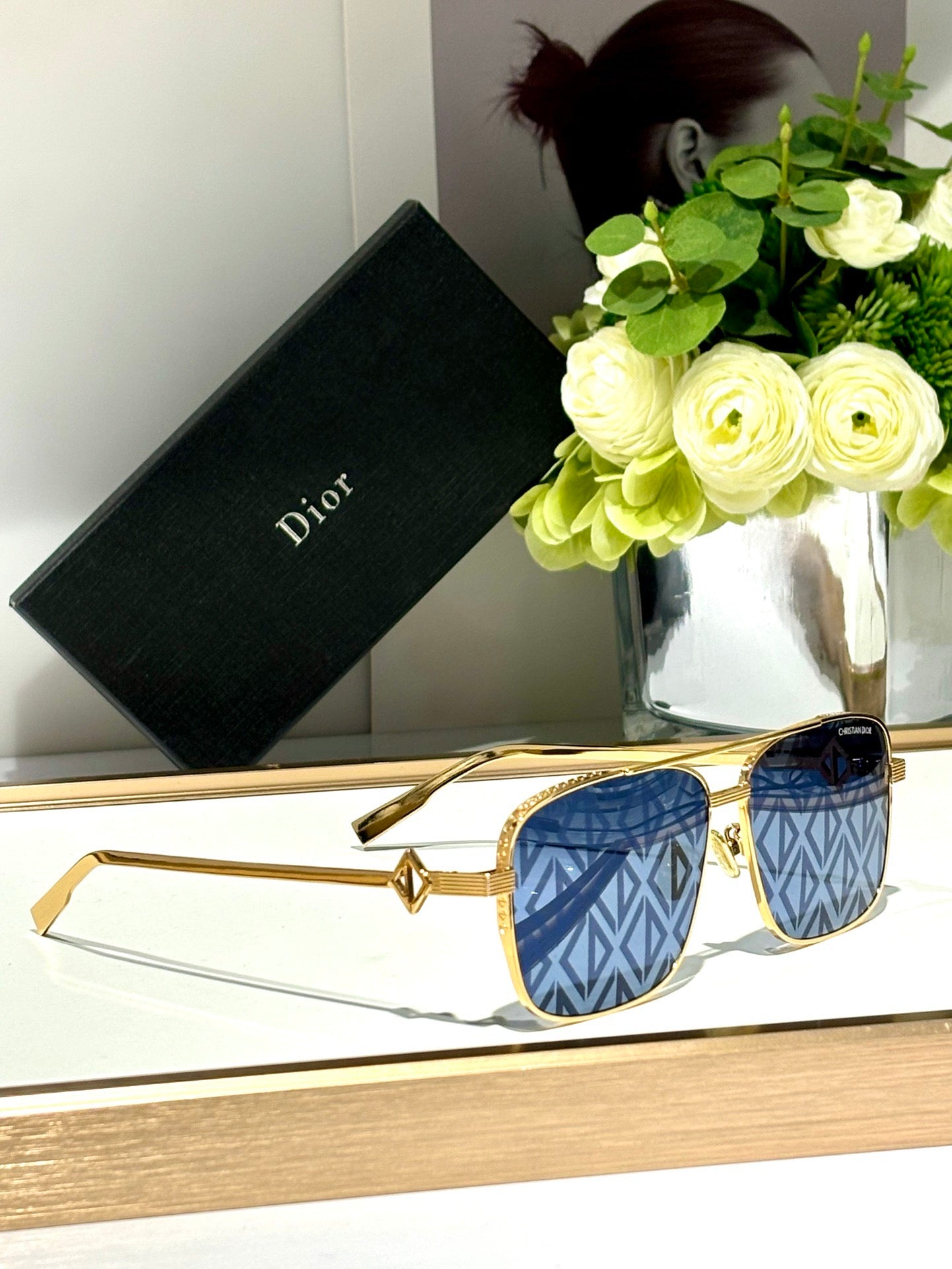 DIOR CD Diamond S9F Unisex Sunglasses✨