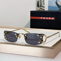 PRADA SPRC57 Prada Runway Transparent Lenses Sunglasses🟥