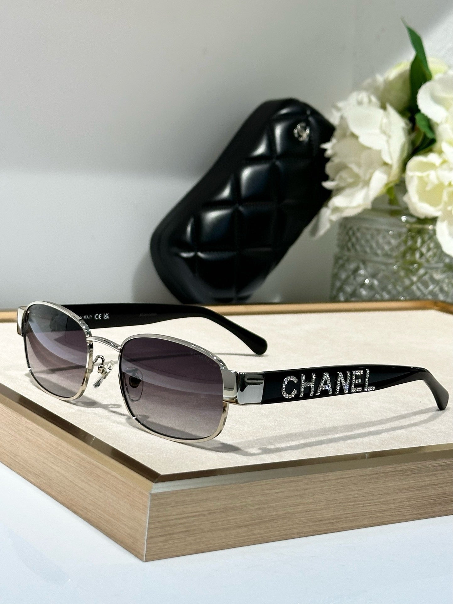 CHANEL 9136B monogrammed logo Sunglasses 9136 🖤