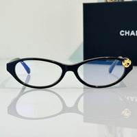 CHANEL 3099 Eyeglasses Camellia CC logo cateye frame Eyewear  🖤