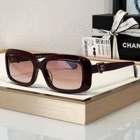CHANEL Butterfly Rectangle 5520 C501/S4 Women's Sunglasses 🖤