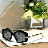 Bvlgari BV40003 Serpenti Geometric Sunglasses ✨
