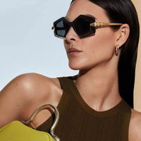 Bvlgari BV40003 Serpenti Geometric Sunglasses ✨