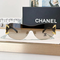 CHANEL CC Logo 4125 Shield SUNGLASSES🖤