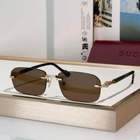 Gucci GG1221S Rimless  Unisex Sunglasses ✨