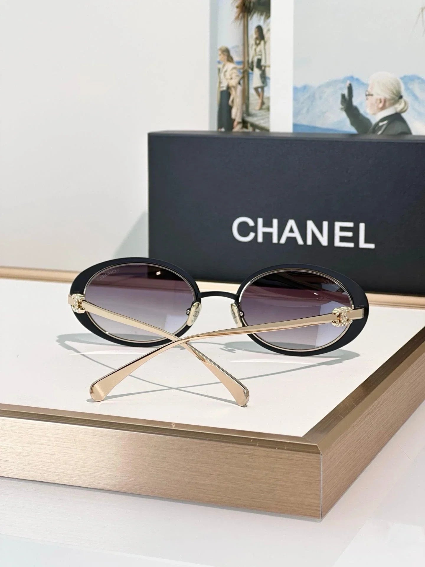 CHANEL 9578B OVAL SUNGLASSES 🖤 — onlinechics