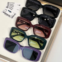 CHANEL Butterfly Rectangle 5520 C501/S4 Women's Sunglasses 🖤