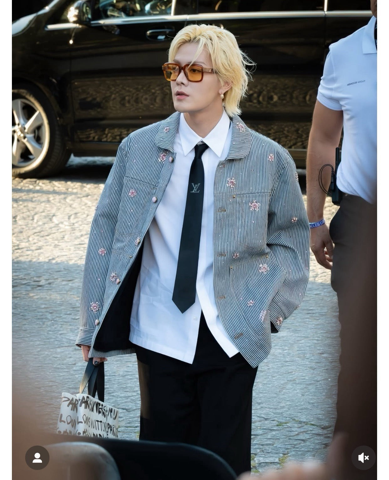 Louis Vuitton Z2739U LV Slide Large Square Round  Sunglasses  ✨