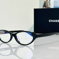 CHANEL 3099 Eyeglasses Camellia CC logo cateye frame Eyewear  🖤