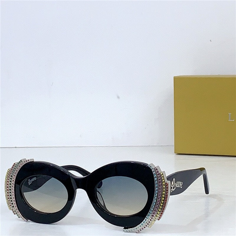 LOEWE Loewe Paula's Ibiza embellished round unglasses ✨