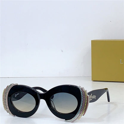 LOEWE Loewe Paula's Ibiza embellished round unglasses ✨
