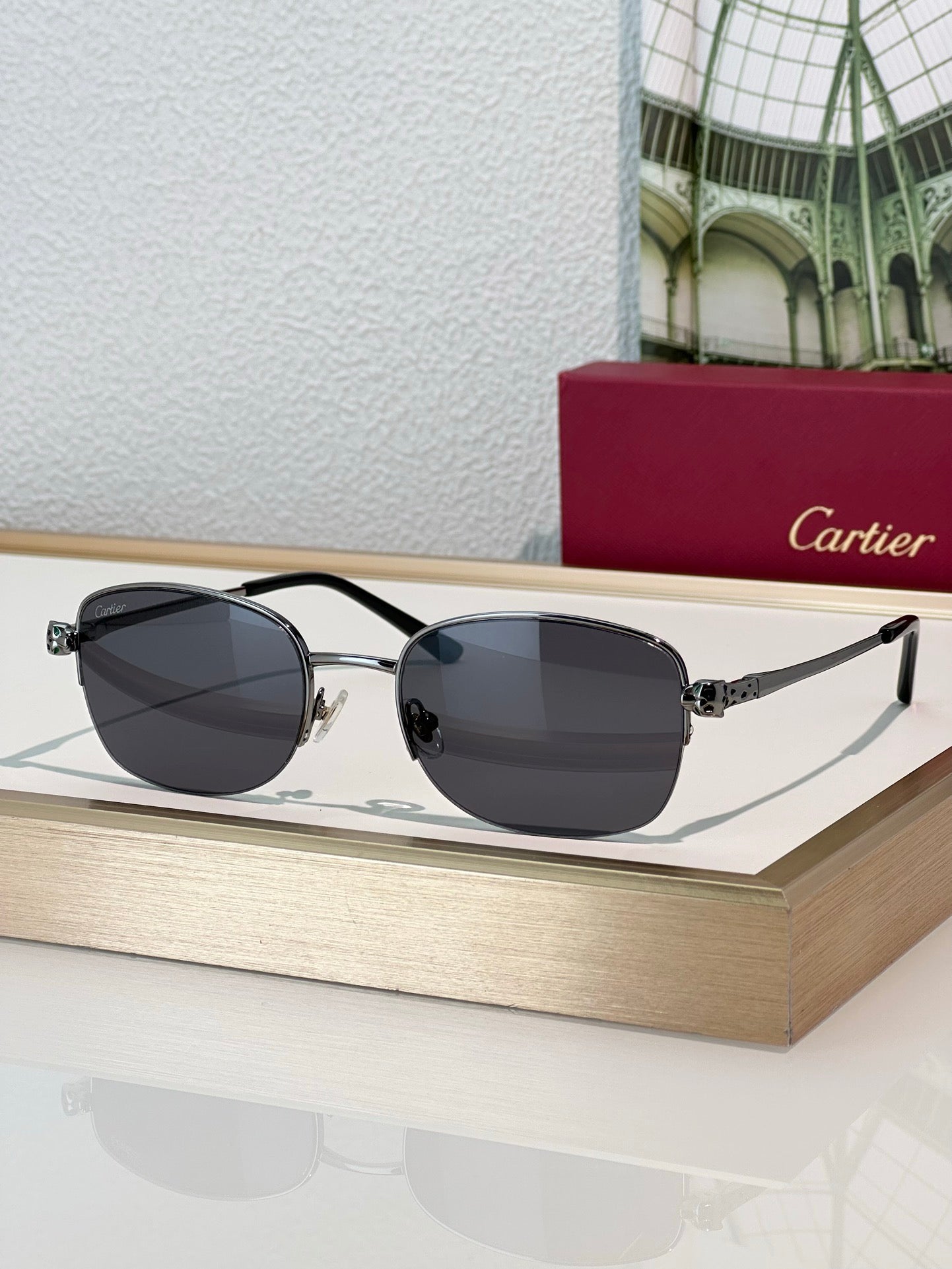 CARTIER Panthere CT0235 Unisex Sunglasses ✨