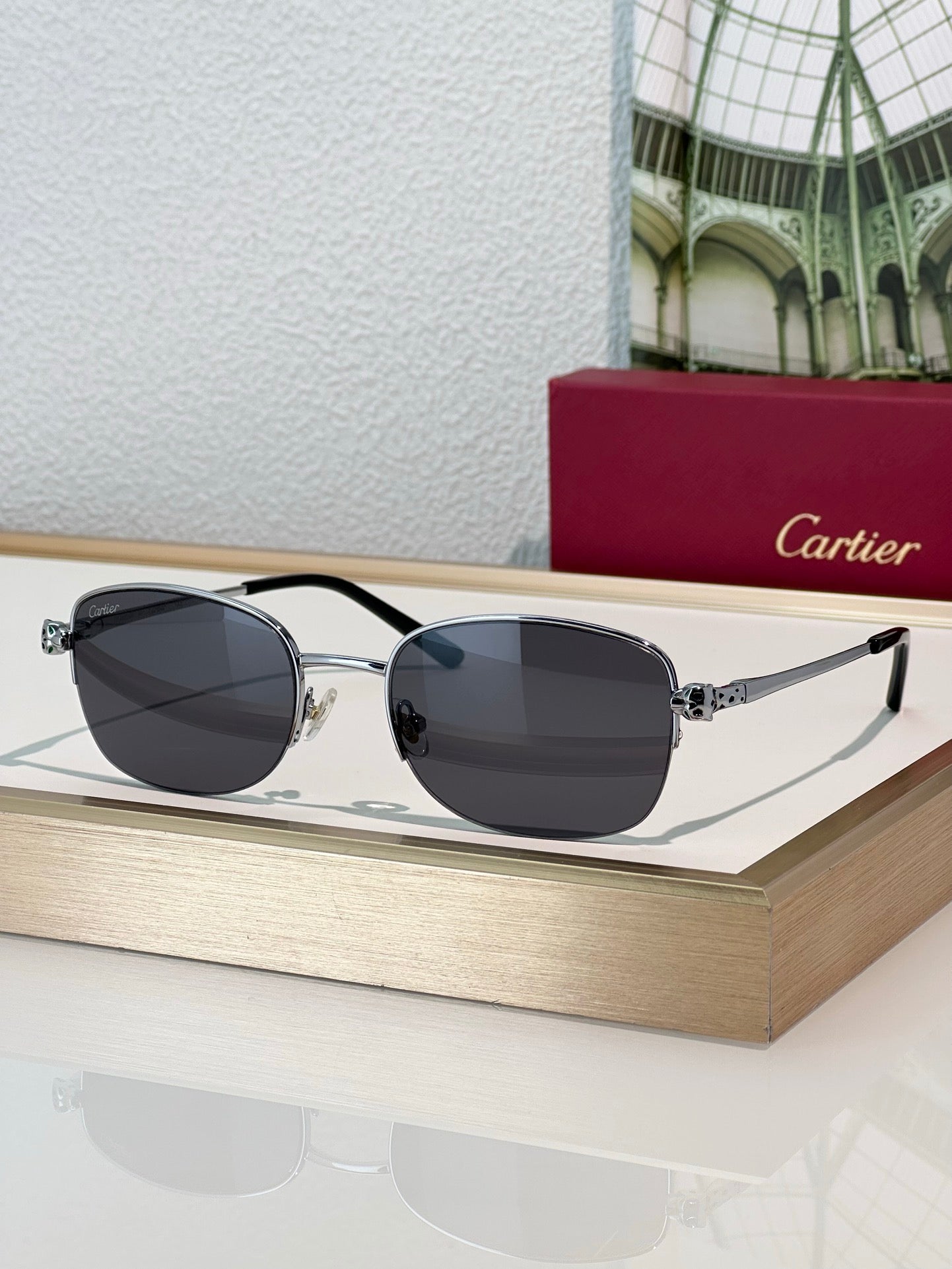 CARTIER Panthere CT0235 Unisex Sunglasses ✨