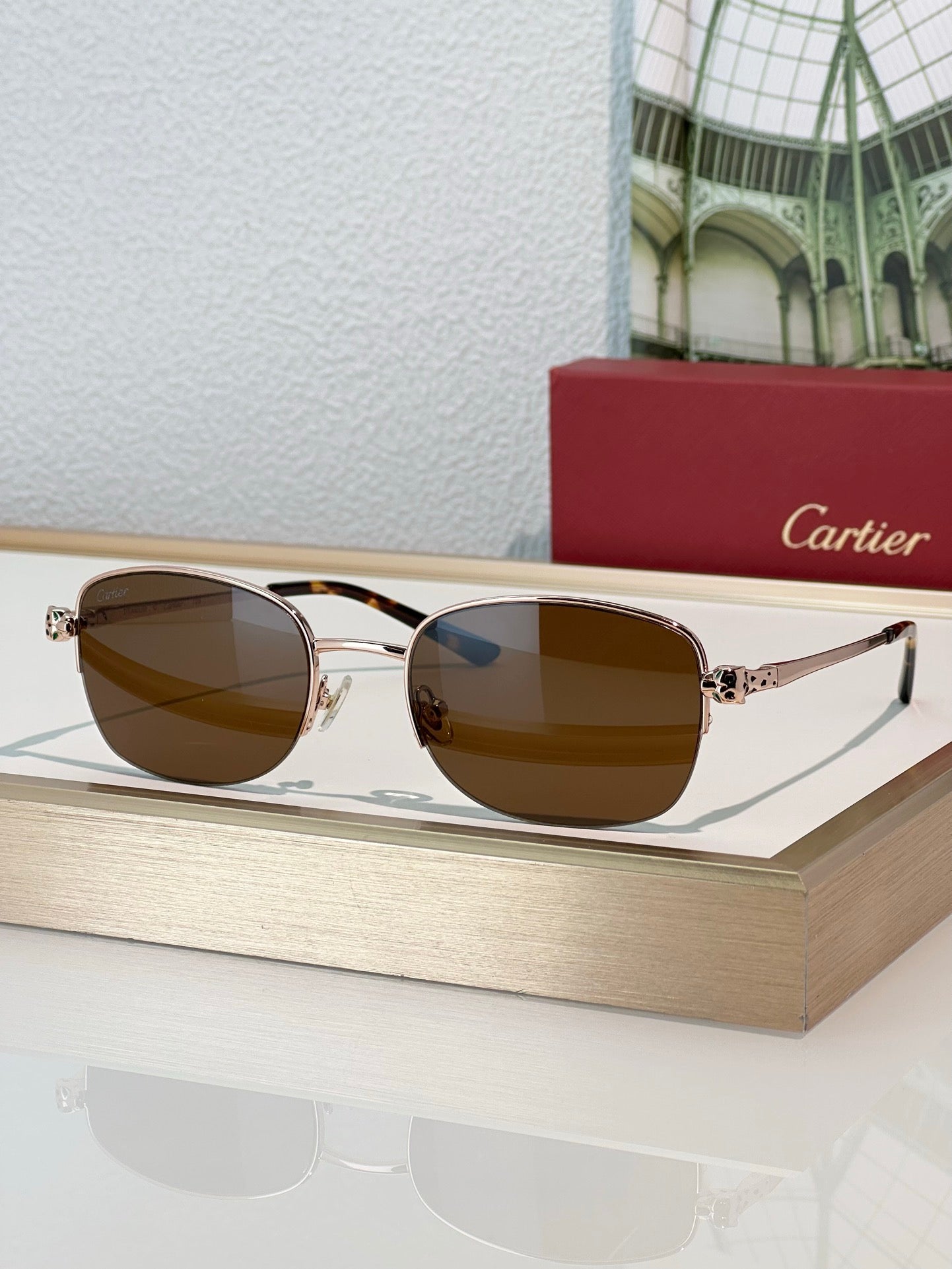 CARTIER Panthere CT0235 Unisex Sunglasses ✨