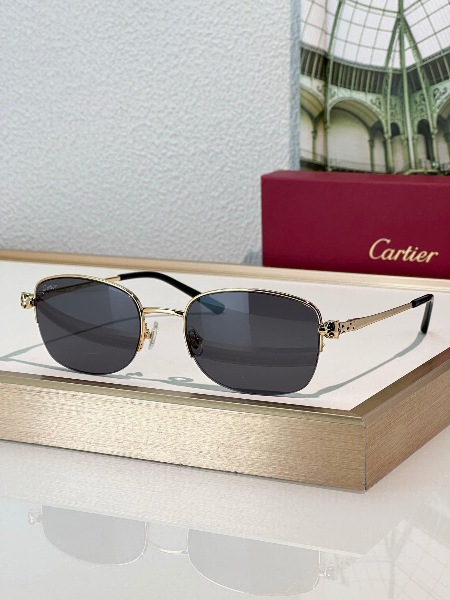 CARTIER Panthere CT0235 Unisex Sunglasses ✨