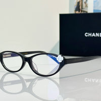 CHANEL 3099 Eyeglasses Camellia CC logo cateye frame Eyewear  🖤