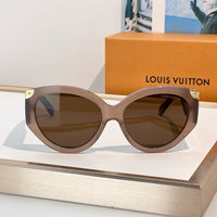 Louis Vuitton Z3339W LV Trunk Cat Eye Sunglasses ✨