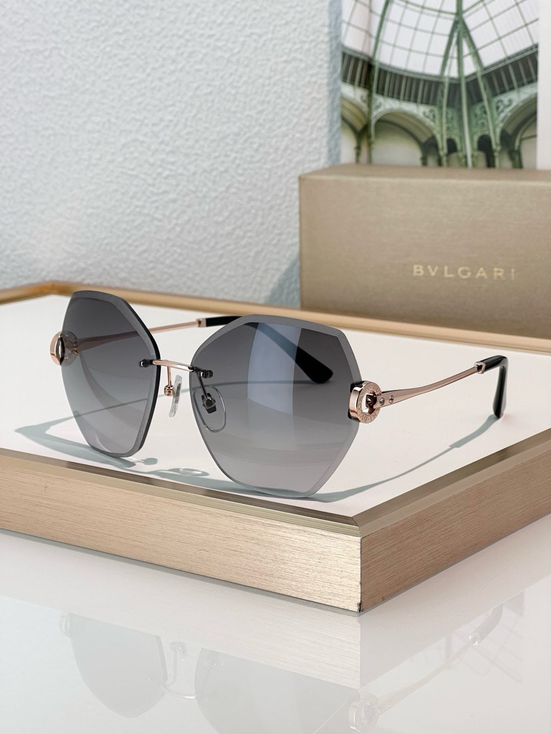 BVLGARI BV6105B Square / Oversized Sunglasses ✨