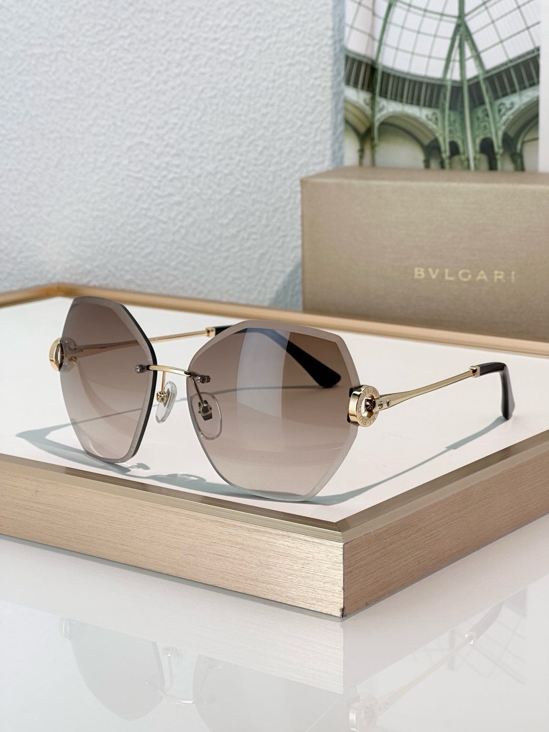 BVLGARI BV6105B Square / Oversized Sunglasses ✨