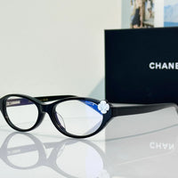 CHANEL 3099 Eyeglasses Camellia CC logo cateye frame Eyewear  🖤