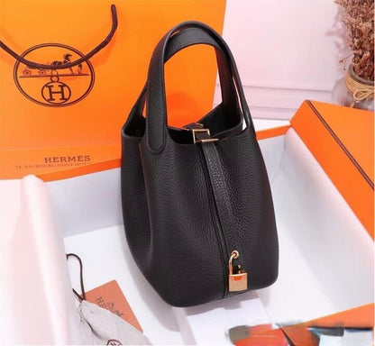 HERMES Hermes Picotin Lock Bag 18cm/22cm Taurillon Clemence Leather  ✨ - onlinechics.com