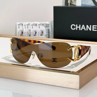 CHANEL CC Logo 4125 Shield SUNGLASSES🖤