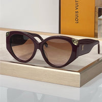 Louis Vuitton Z3339E LV Trunk Cat Eye Sunglasses ✨