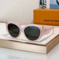 Louis Vuitton Z3339W LV Trunk Cat Eye Sunglasses ✨