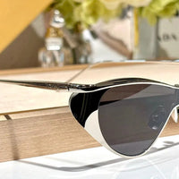 LOEWE Flash Signature Metal & Nylon Shield LW40165U Sunglasses  ✨