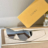LOEWE Flash Signature Metal & Nylon Shield LW40165U Sunglasses  ✨