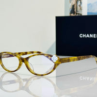 CHANEL 3099 Eyeglasses Camellia CC logo cateye frame Eyewear  🖤