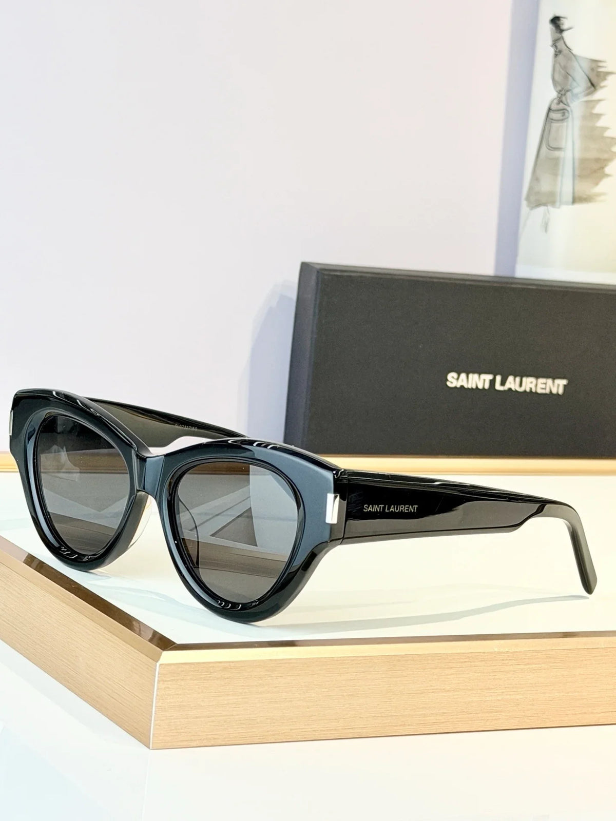 YSL Saint Laurent Sun SL 506 001 Sunglasses ✨