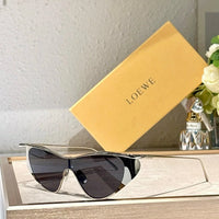 LOEWE Flash Signature Metal & Nylon Shield LW40165U Sunglasses  ✨