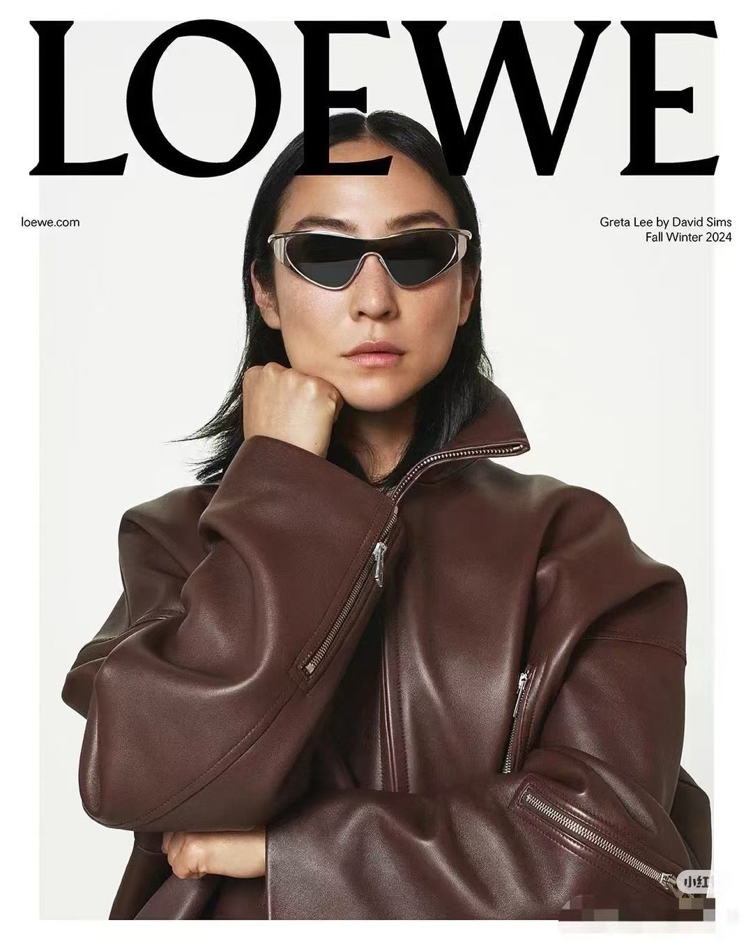 LOEWE Flash Signature Metal & Nylon Shield LW40165U Sunglasses  ✨