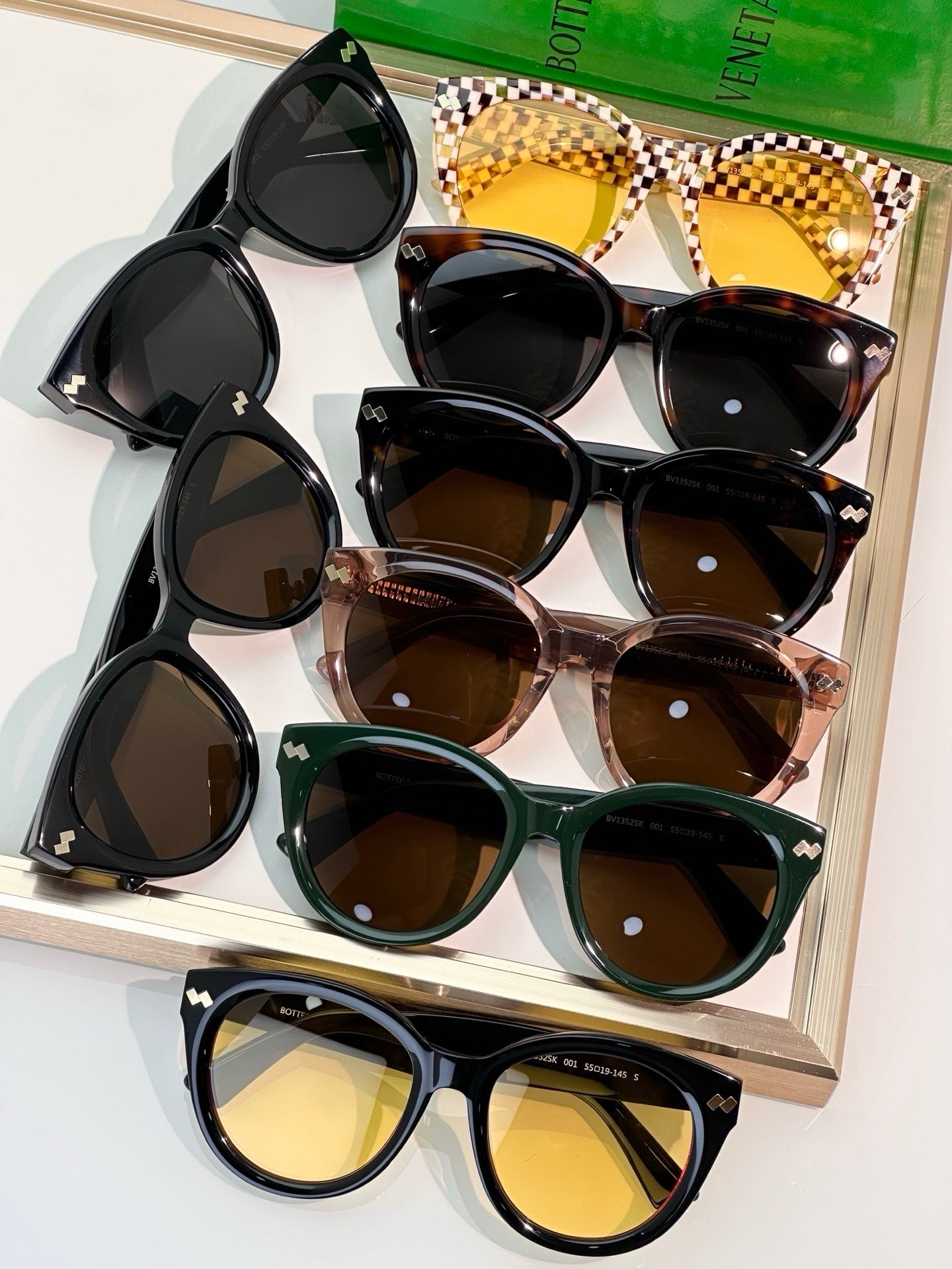 BOTTEGA VENETA BV1352SK 002 Sunglasses💚 - onlinechics.com