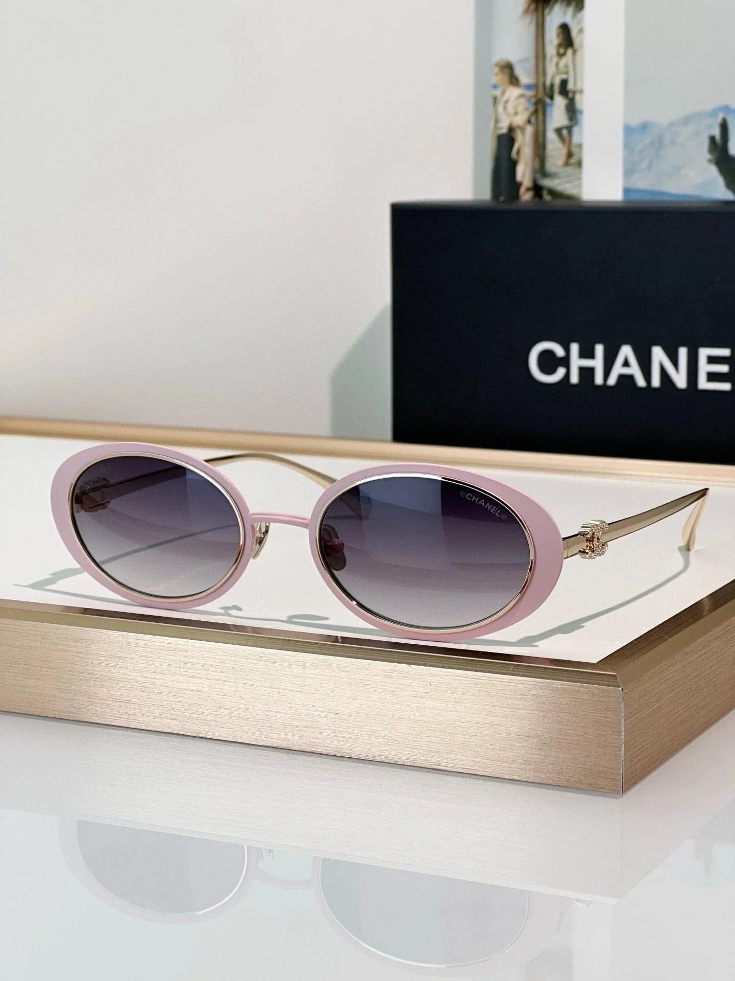 CHANEL 9578B OVAL SUNGLASSES 🖤 — onlinechics