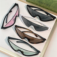 GUCCI GG1650  Gucci Eyewear Interlocking G shield-frame Sunglasses ✨