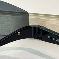 GUCCI GG1650  Gucci Eyewear Interlocking G shield-frame Sunglasses ✨