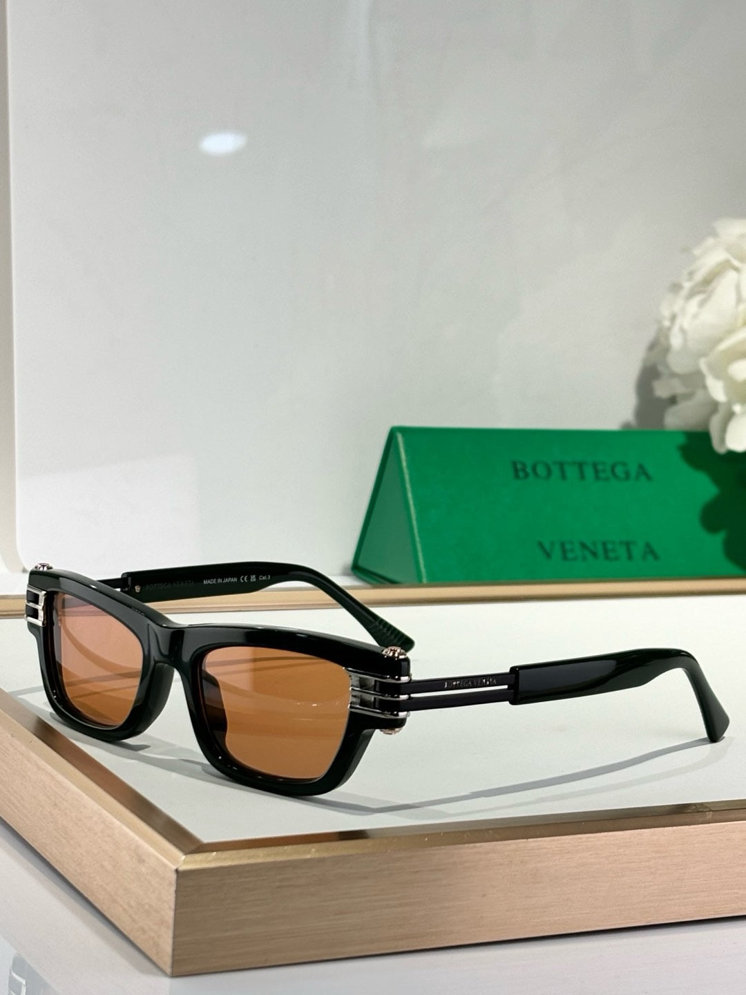 BOTTEGA VENETA Bottega Veneta Bv1308 S Line Unapologetic Unisex Sunglasses💚