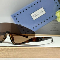 GUCCI GG1650  Gucci Eyewear Interlocking G shield-frame Sunglasses ✨