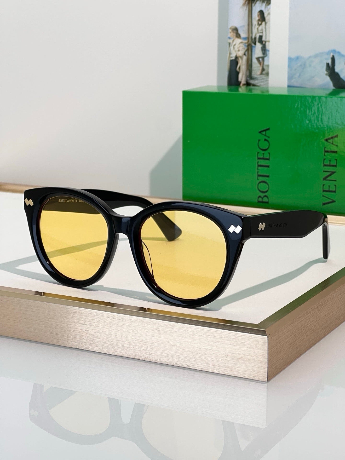 BOTTEGA VENETA BV1352SK 002 Sunglasses💚 - onlinechics.com