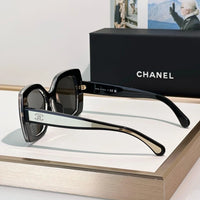 CHANEL 9173  Square Sunglasses - Silver Pink Mirror - Chanel Eyewear  🖤