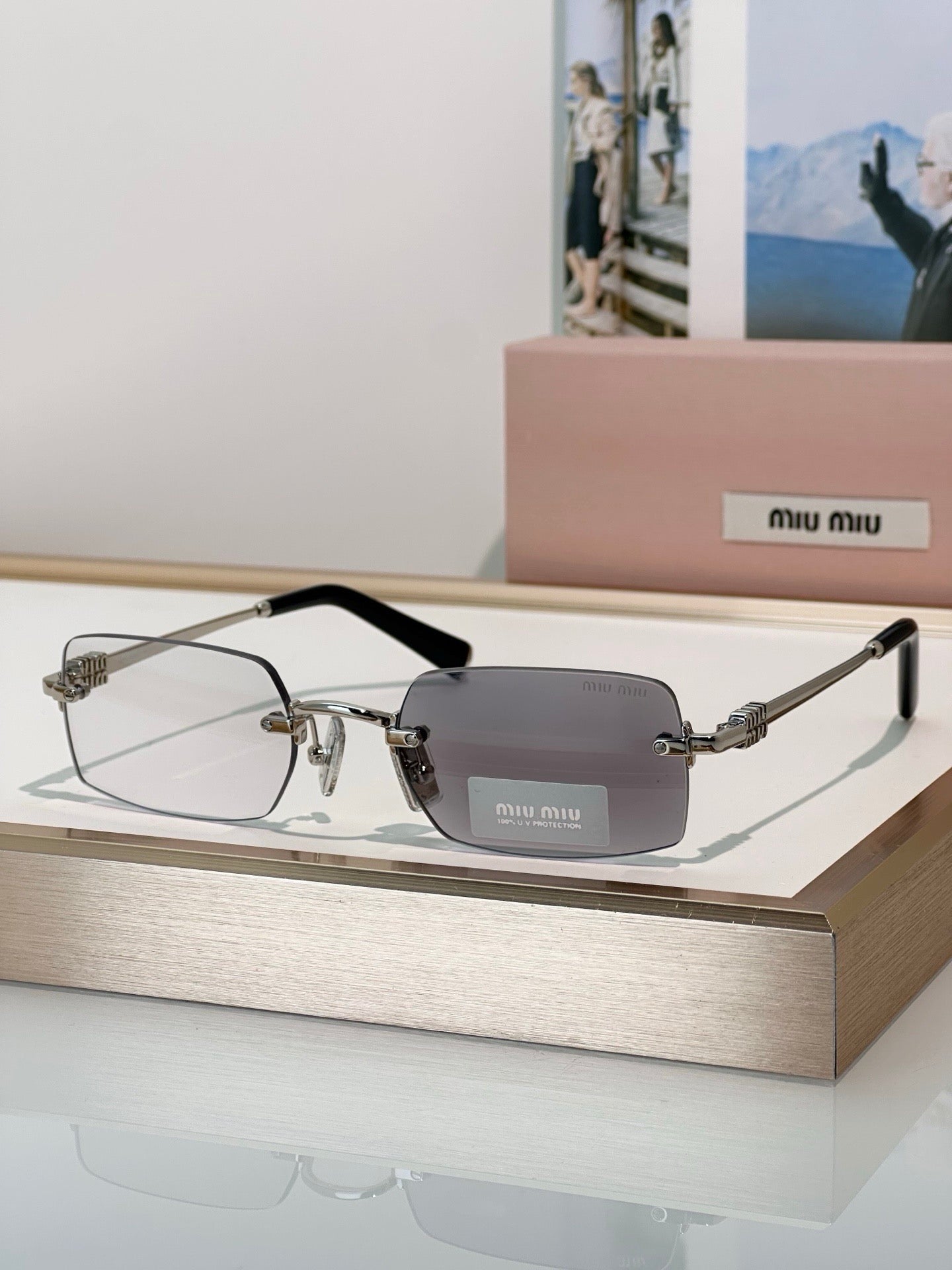 MIU MIU  B50S 26C09Z Old Gold Sunglasses✨