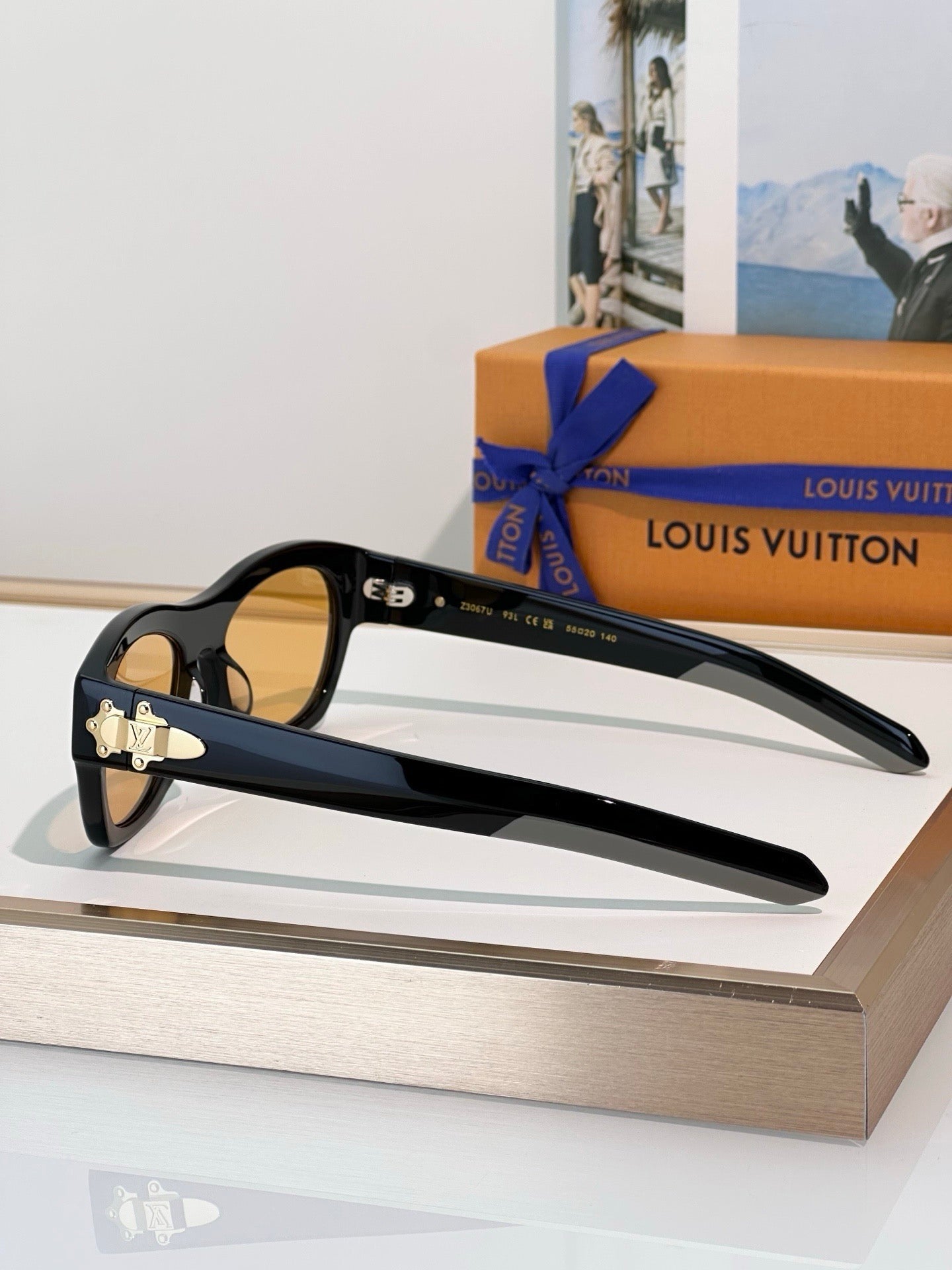 Louis Vuitton Z3048U LV Frog Round Square Sunglasses  ✨ - onlinechics.com