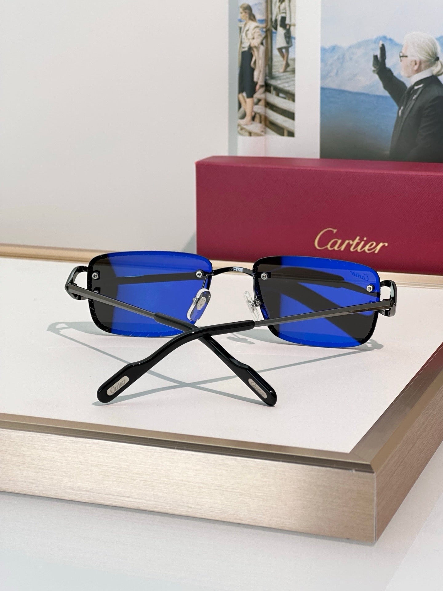 -  Cartier CLASSIC C DE CARTIER MOTIF CT0799 Sunglasses-Photochromic Glasses 🐆 - onlinechics.com