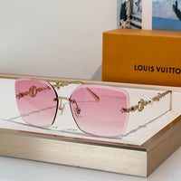 Louis Vuitton Z3407U LV Jewel Pearl Square Sunglasses ✨